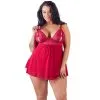 Orion Cottelli Red Kanten Babydoll Plus Size -Sexy lingerie Verkoop 21831 cottelli blonde babydoll plus size r d q100 01