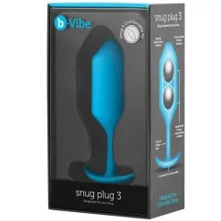 B-Vibe Snug Plug 3 Buttplug -Sexy lingerie Verkoop 22011 b vibe snug plug 3 butt plug q100 05