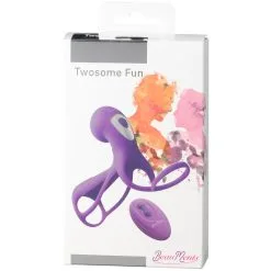 Schneider & Triburtius Rubber BeauMents Twosome Fun Vibrerende Cockring -Sexy lingerie Verkoop 22616 beauments twosome fun penis vibrator 10 package q100