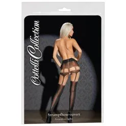 Orion Cottelli Kruisloze Panty Met Kinky Patroon -Sexy lingerie Verkoop 22670 cottelli bundl se str mpebukser med fr kt m nster q100 03