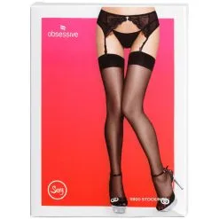 Amocarat Obsessive Klassieke Kousen Voor Jarretels -Sexy lingerie Verkoop 22761 obsessive basic knaestromper s m 10 package q100