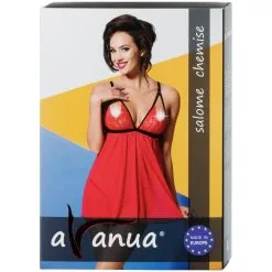 Passion Avanua Salome Nachthemd Rood 7 Passion Avanua Salome Nachthemd Rood -Sexy lingerie Verkoop 22891 avanua salome chemise rod 10 package q100