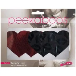 Peekaboos Rode Tepelstickers Hart 2-Pack 5 Peekaboos Rode Tepelstickers Hart 2-Pack -Sexy lingerie Verkoop 22933 peekaboos nipple stickers hjerte rod 2 pak 10 package q100