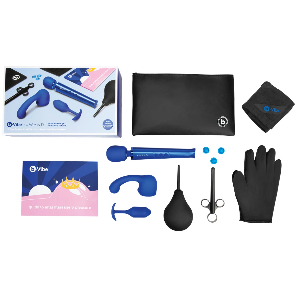 B-Vibe X Le Wand Anale Massage- En Educatieset 3 B-Vibe X Le Wand Anale Massage- En Educatieset - Afbeelding 2