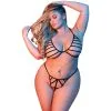 Magic Silk Strappy BH Set Plus Size 2 Magic Silk Strappy BH Set Plus Size -Sexy lingerie Verkoop 22986 magic silk strappy bh saet plus size 01 q100