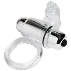 Sinful Baseks Clear Vibrerende Rabbit Cockring