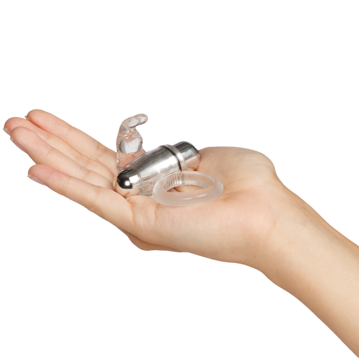 Sinful Baseks Clear Vibrerende Rabbit Cockring 6 Sinful Baseks Clear Vibrerende Rabbit Cockring - Afbeelding 4