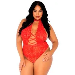 Leg Avenue Kanten Teddy Met Open Kruis Plussize 7 Leg Avenue Kanten Teddy Met Open Kruis Plussize -Sexy lingerie Verkoop 23129 leg avenue bundl s blonde teddy plus size q100 02