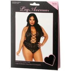 Leg Avenue Kanten Teddy Met Open Kruis Plussize 9 Leg Avenue Kanten Teddy Met Open Kruis Plussize -Sexy lingerie Verkoop 23130 leg avenue bundlos blonde teddy plus size black 10 package q100 1