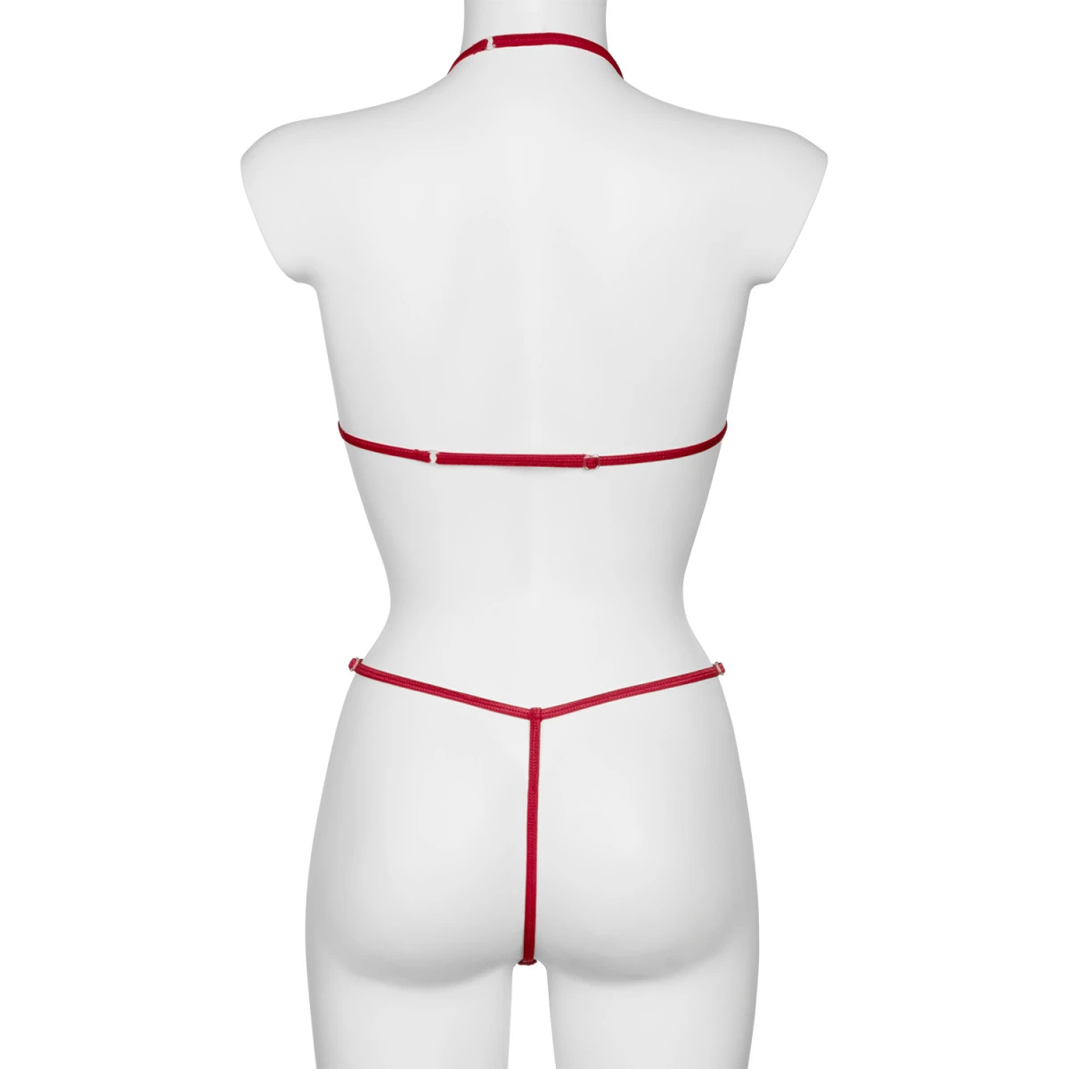 Sinful NORTIE Friia Red BH En Kruisloze G-string Set 8 Sinful NORTIE Friia Red BH En Kruisloze G-string Set - Afbeelding 6