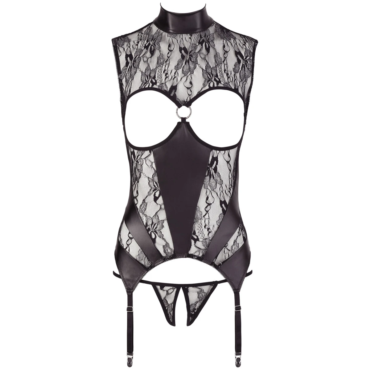 Orion Abierta Fina Bodystocking Met Kant En Strassteentjes 5 Orion Abierta Fina Bodystocking Met Kant En Strassteentjes - Afbeelding 3