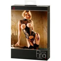 Orion Abierta Fina Bodystocking Met Kant En Strassteentjes 11 Orion Abierta Fina Bodystocking Met Kant En Strassteentjes -Sexy lingerie Verkoop 23219 abierta fina chemise med blonder og rhinsten 10 package q100 1