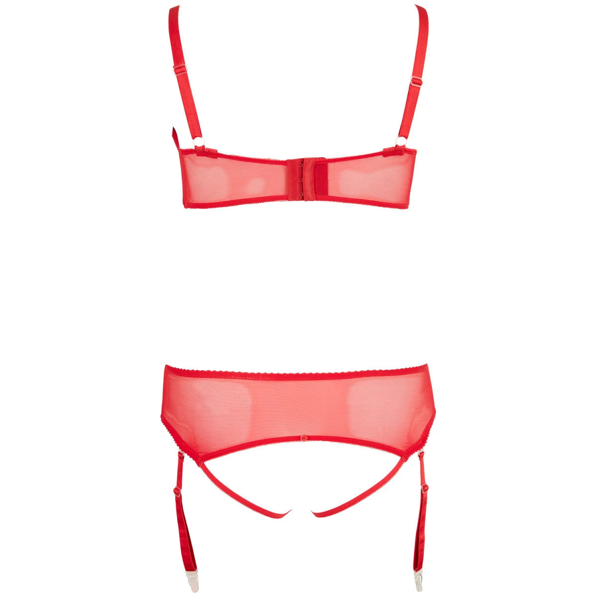Orion Cottelli Beha Met Halve Cups Set Rood Plus Size 7 Orion Cottelli Beha Met Halve Cups Set Rood Plus Size - Afbeelding 5