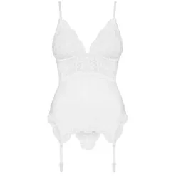 Amocarat Obsessive Witte Korset Set 8 Amocarat Obsessive Witte Korset Set -Sexy lingerie Verkoop 23405 obsessive korset saet hvid q100 03