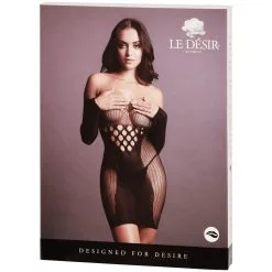 Shots-Media Le Désir Mini-jurk Met Lange Mouwen -Sexy lingerie Verkoop 23414 le desir langaermet mini kjole 90 package