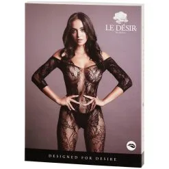Shots-Media Le Désir Catsuit Met Lange Mouwen -Sexy lingerie Verkoop 23415 le desir langaermet mini kjole 90 package