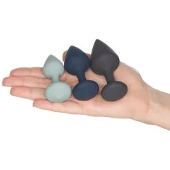 Sinful Amaysin Trio Buttplug-set -Sexy lingerie Verkoop 23497 amaysin trio butt plug saet 50 hand q100