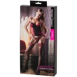 Orion Cottelli Kanten Corsage Rood -Sexy lingerie Verkoop 23536 cottelli blonde corsage rod 90 pack q100