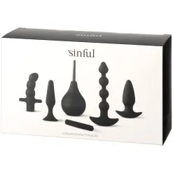 Sinful Ultimate Play Buttplug-kit -Sexy lingerie Verkoop 23570 sinful ultimate play butt plug kit 90 pack q100