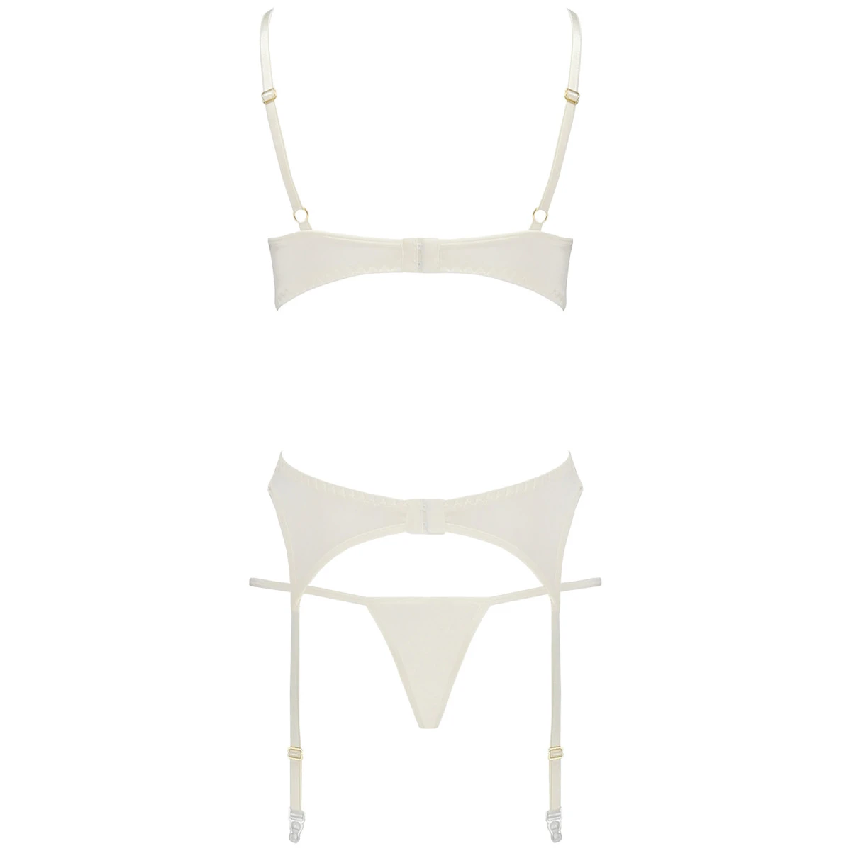 Casmir Lingerie Casmir Inoe Witte Jarretel Set 6 Casmir Lingerie Casmir Inoe Witte Jarretel Set - Afbeelding 4