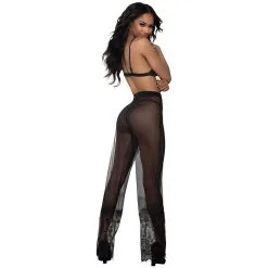 J&V Apparel Inc Seven Til Midnight Broek En Bh-set -Sexy lingerie Verkoop 24112 seven til midnight pants and bra set 02 model q100