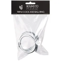 Net1on1 Wholesale LTD Bound To Please Triple Penis En Ball Ring -Sexy lingerie Verkoop 24570 bound to please triple cock and ball ring 90 pack q100