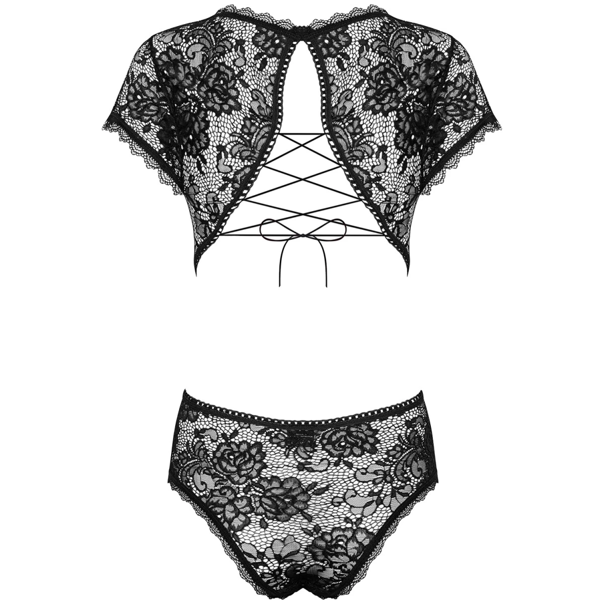 Amocarat Obsessive Peonesia Zwarte Teddy 6 Amocarat Obsessive Peonesia Zwarte Teddy - Afbeelding 4