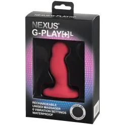 Libertybelle Marketing Limited Nexus G-Play+ Large Red Anale Vibrator -Sexy lingerie Verkoop 24843 nexus g play rechargable red anal vibrator large 90 pack q100