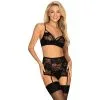 Amocarat Obsessive Peonesia Zwarte Beha Set -Sexy lingerie Verkoop 24853 obsessive peonesia black bra set 01 model q100