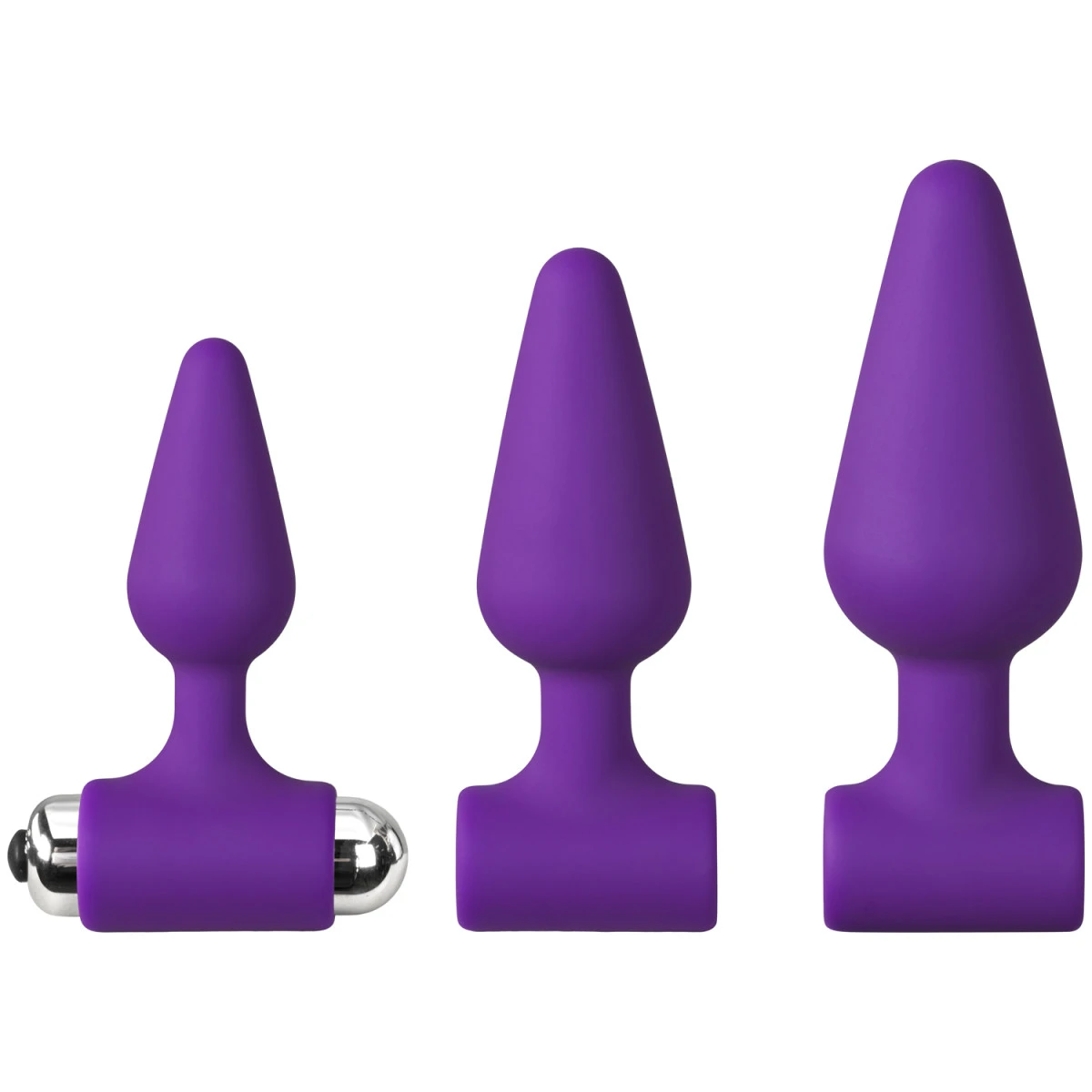 Sinful Baseks Beginner Vibrerende Buttplug Set 3 Sinful Baseks Beginner Vibrerende Buttplug Set