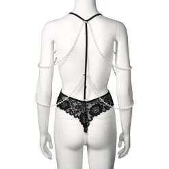 EDC Vixen I Kissed A Pearl Kruisloze Kanten Teddy Met Parels 8 EDC Vixen I Kissed A Pearl Kruisloze Kanten Teddy Met Parels -Sexy lingerie Verkoop 25166 vixen lace body with pearls 04 product q100