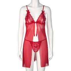 Sinful NORTIE Gro Rode Kanten Babydoll Set 13 Sinful NORTIE Gro Rode Kanten Babydoll Set -Sexy lingerie Verkoop 25223 nortie gro r d blonde babydoll s t 06 product q100