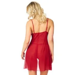 Sinful NORTIE Gro Rode Kanten Babydoll Set 12 Sinful NORTIE Gro Rode Kanten Babydoll Set -Sexy lingerie Verkoop 25223 nortie gro red lace babydoll set 03 model q100