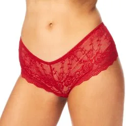 Sinful NORTIE Gunilla Red Kanten Kruisloze Hipster