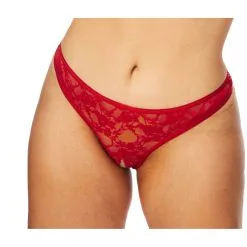 Sinful NORTIE Siv Red Kruisloze G-string Plus Size