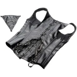 XR Brands Strict Lace-up Korset En String 12 XR Brands Strict Lace-up Korset En String -Sexy lingerie Verkoop 25305 strict lace up korset 03 product q100