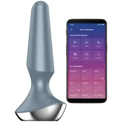 Eis GmbH Satisfyer Plug-ilicious 2 Vibrerende Buttplug -Sexy lingerie Verkoop 25406 satisfyer plug ilicious 2 vibrator ice blue 01 app q100