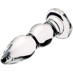 Sinful Groove Glazen Buttplug Large -Sexy lingerie Verkoop 25446 sinful groove glass butt plug large 02 product q100