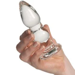Sinful Groove Glazen Buttplug Large -Sexy lingerie Verkoop 25446 sinful groove glass butt plug large 50 hand q100