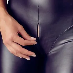 Orion Cottelli Wetlook Mouwloze Jumpsuit -Sexy lingerie Verkoop 25605 cotelli wetlook sleeveless jumpsuit 04 model q100