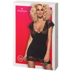 Amocarat Obsessive Idillia Chemise & String -Sexy lingerie Verkoop 25678 obsessive idillia babydoll set 90 pack q100 1