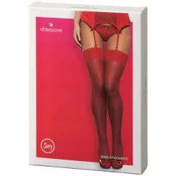 Amocarat Obsessive Red Kousen -Sexy lingerie Verkoop 25712 obsessive stockings rod 90 pack q100 1