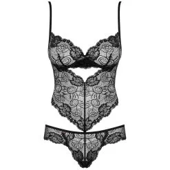 Amocarat Obsessive Alluria Teddy Met Veters Op De Rug -Sexy lingerie Verkoop 25722 obsessive alluria body med snore i ryggen 01 product q100 1