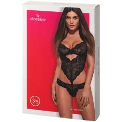 Amocarat Obsessive Alluria Teddy Met Veters Op De Rug -Sexy lingerie Verkoop 25722 obsessive alluria body med snore i ryggen 90 pack q100 1