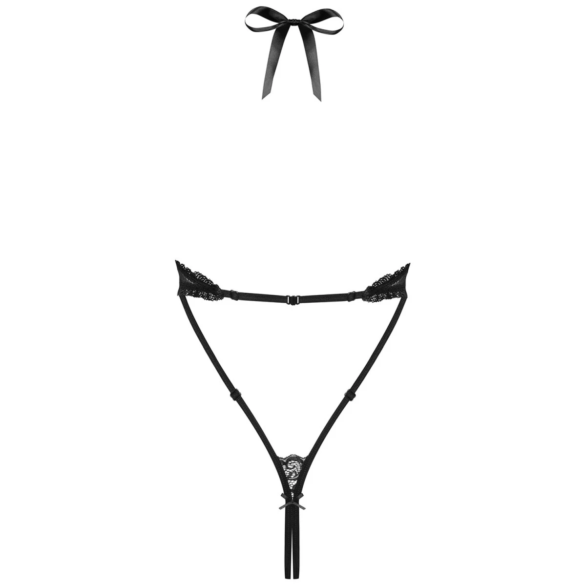 Amocarat Obsessive Kruisloze Teddy Met Open Voorkant 6 Amocarat Obsessive Kruisloze Teddy Met Open Voorkant - Afbeelding 4