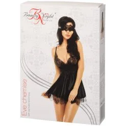 SpaLex Beauty Night Eve Zwart Chemisejurkje -Sexy lingerie Verkoop 25830 beauty night eve black chemise 90 pack q100