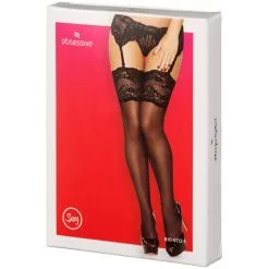 Amocarat Obsessive Zwarte Kanten Kousen -Sexy lingerie Verkoop 25859 obsessive black lace stockings 90 pack q100