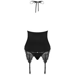 Amocarat Obsessive Zwarte Korset En G-string Set -Sexy lingerie Verkoop 25868 obsessive black corset and g string set 04 product q100