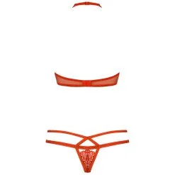 Amocarat Obsessive Red Kanten String En BH Set -Sexy lingerie Verkoop 25877 obsessive red lace and string bra set 04 product q100