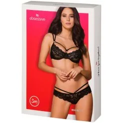 Amocarat Obsessive Zwarte Kanten Bh Set -Sexy lingerie Verkoop 25897 obsessive black lace bra set 90 pack q100